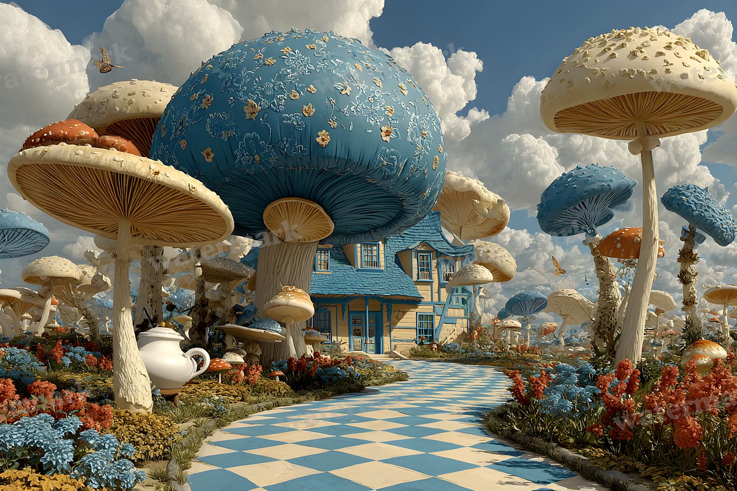 Alice Wonderland Backdrop Images