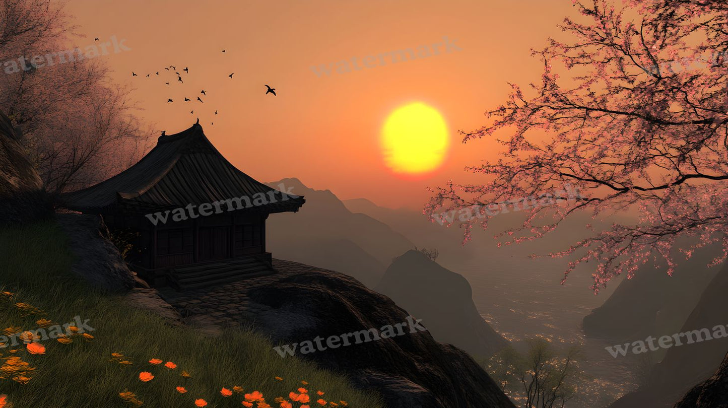 Ancient Dojo Backdrop Images