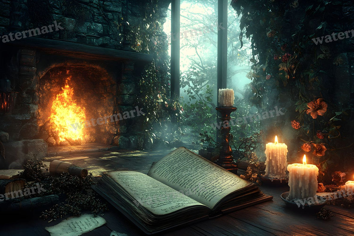 Ancient Witchgrimoire Backdrop Images