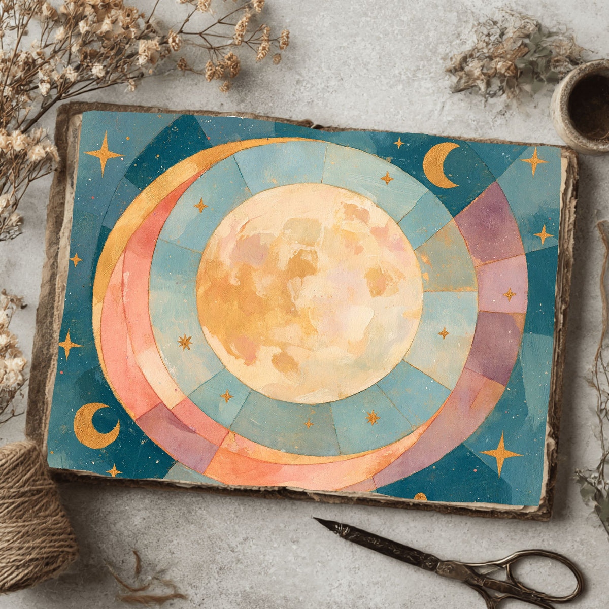 Celestial Moon Journal Paper