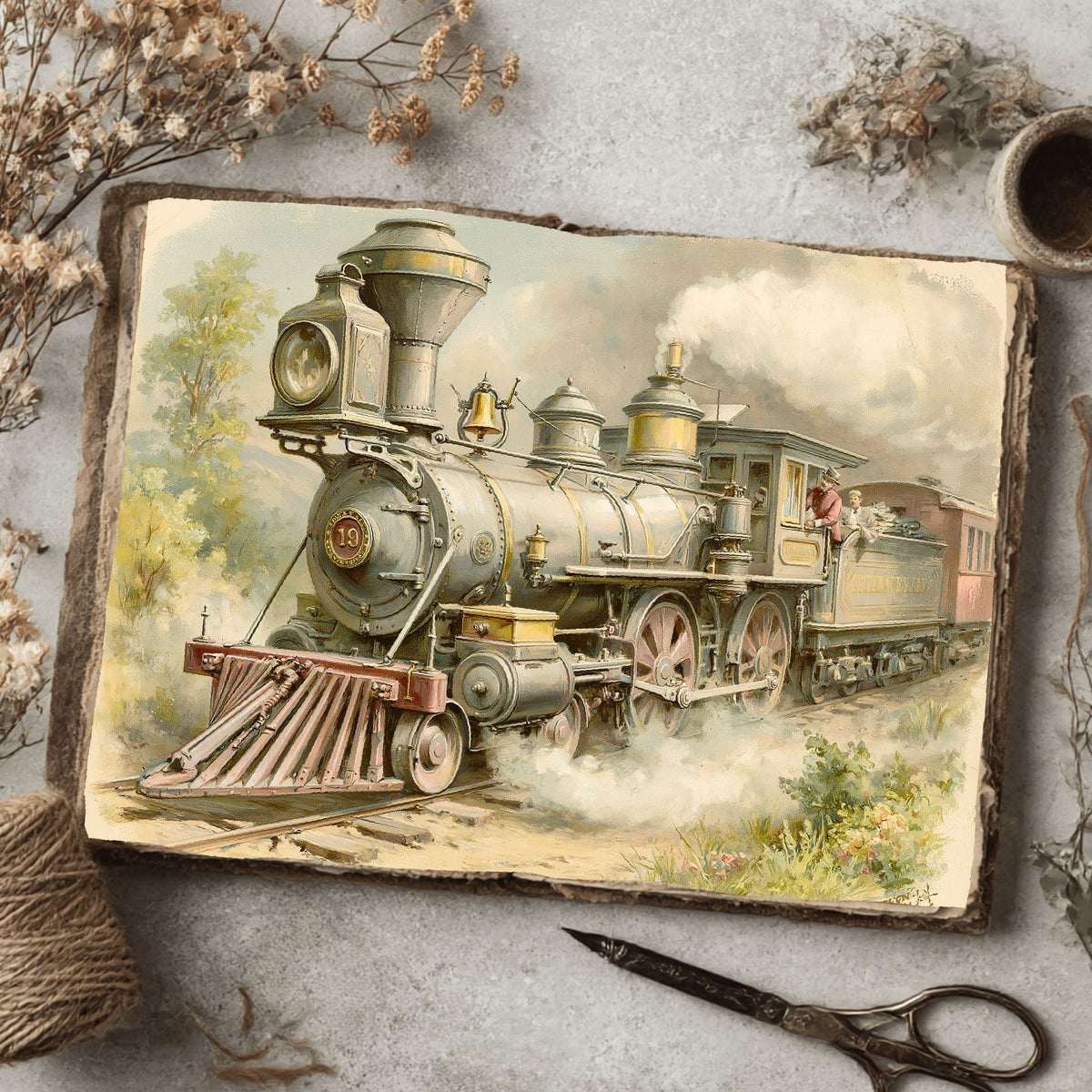 Distressed Vintage Hazy