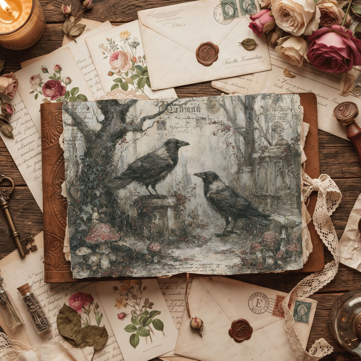 Enchanted Gothic Forest Journal Paper