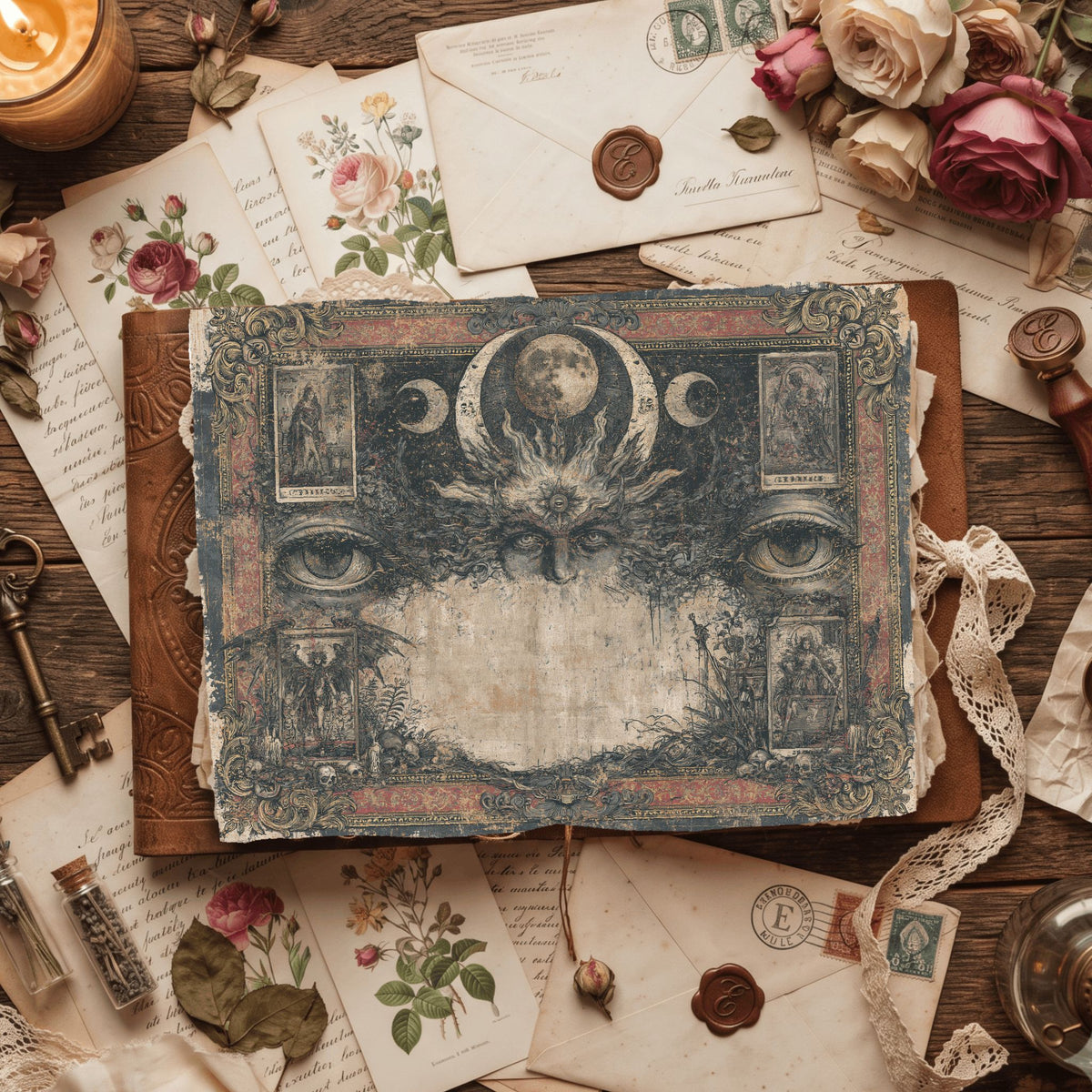 Gothic Tarot Journal Paper