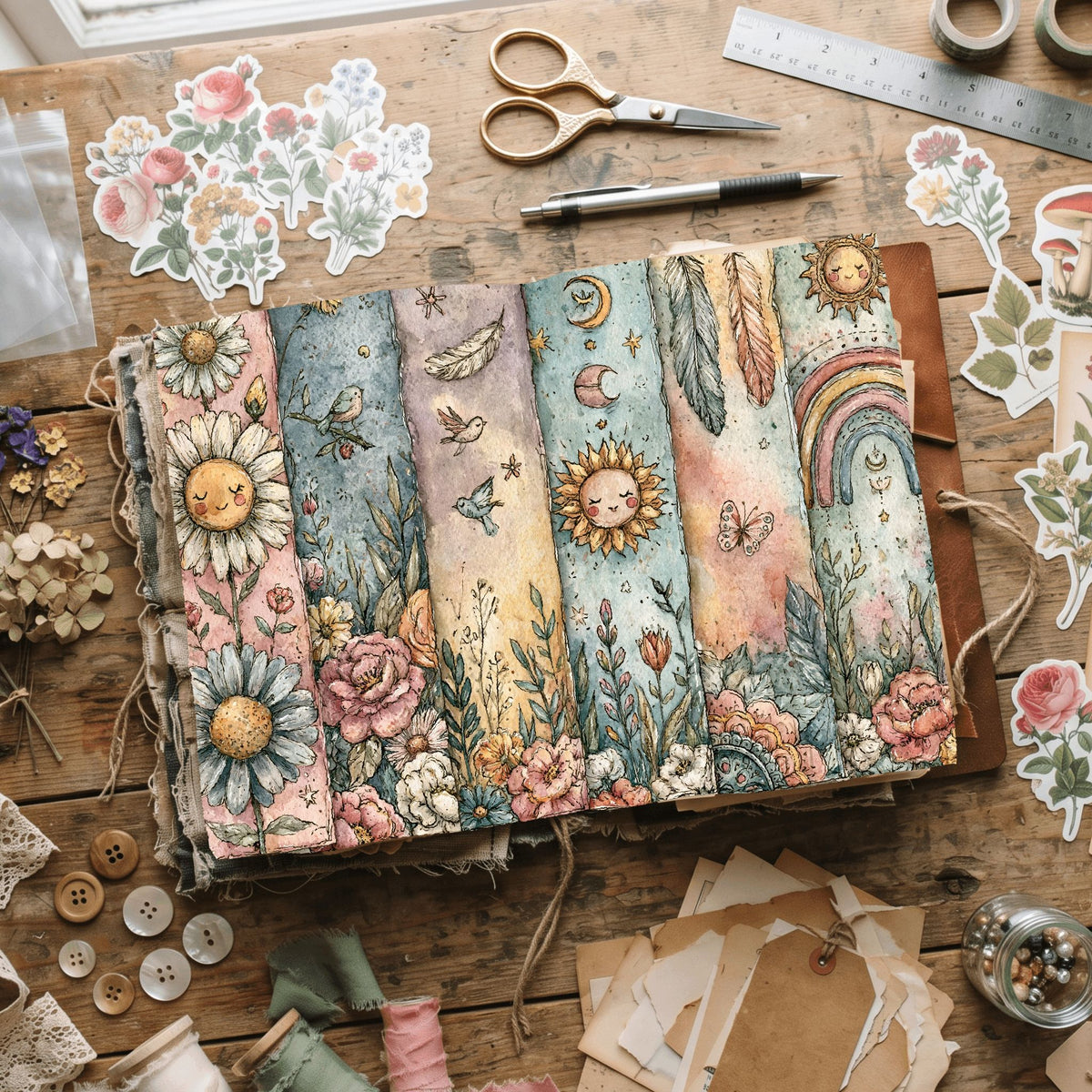 Pastel Peace & Love Paper