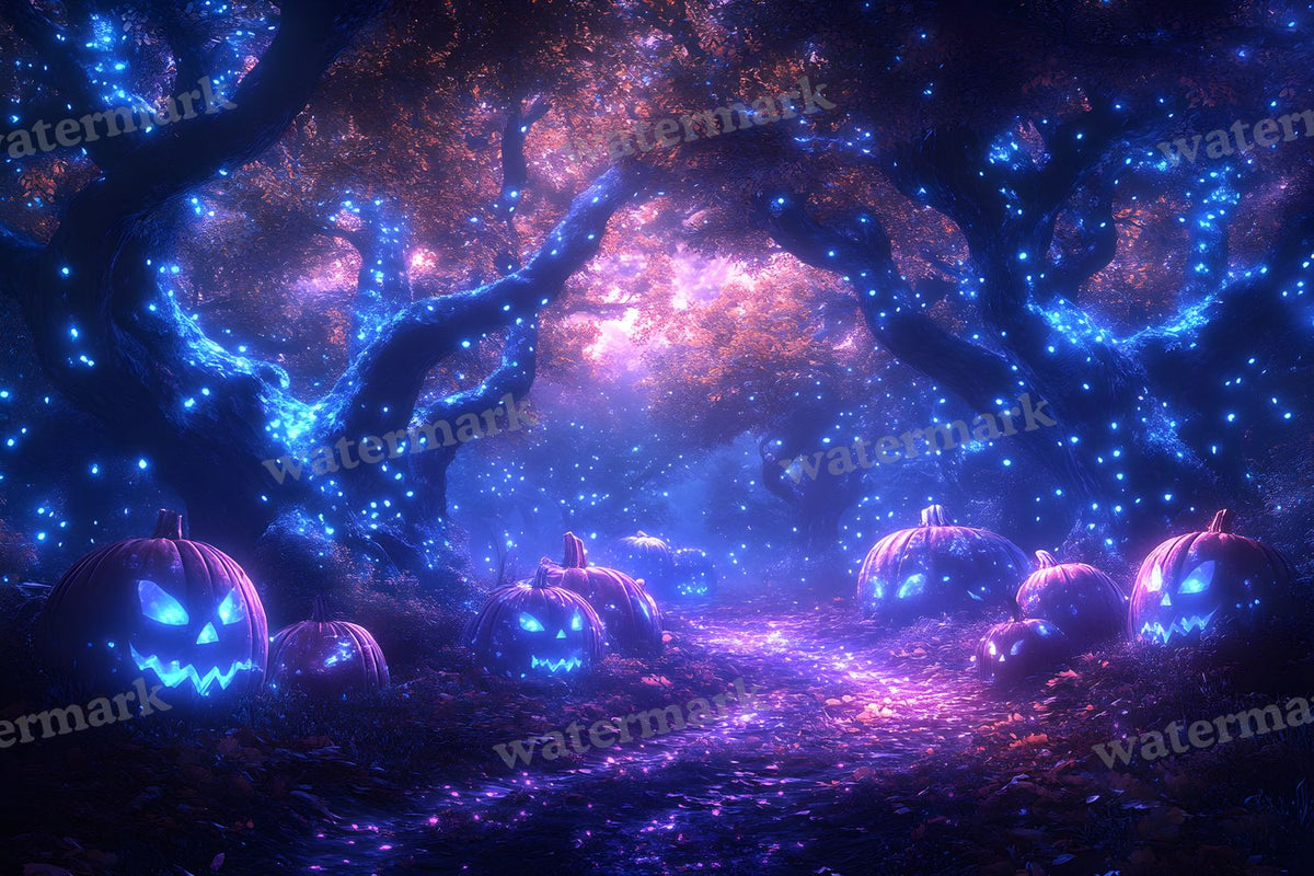 Pumpkin Grove Magic Backdrop Images