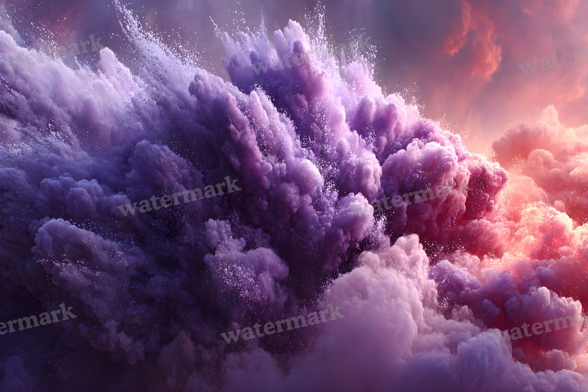 Purple Smoke Action Backdrop Images