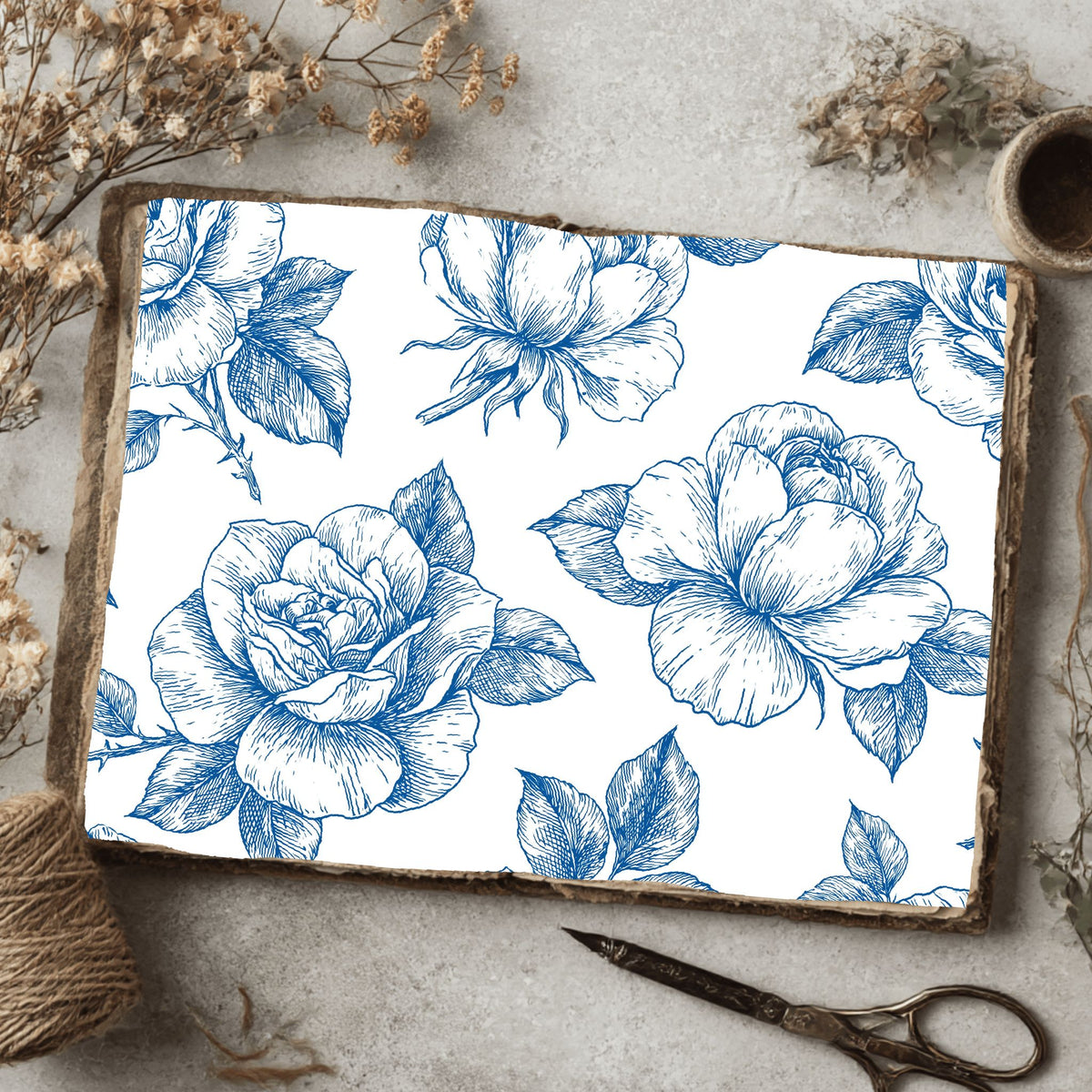 Seamless Botanical Floral Pattern