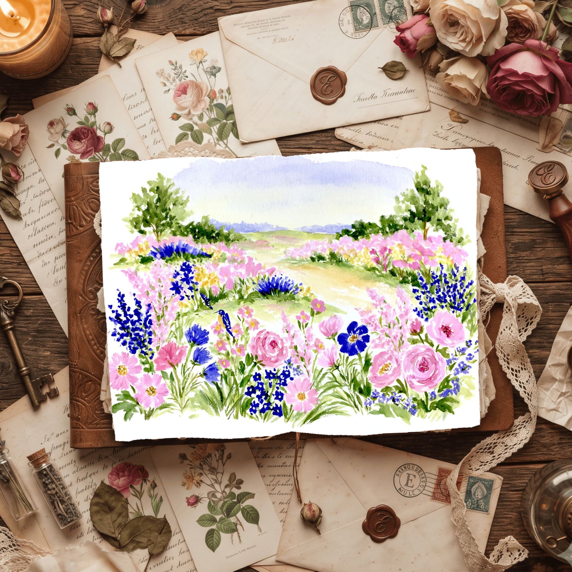 Soft Impressionist Landscape Painting