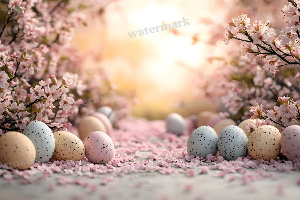 Spring Blossomeggscene Backdrop Images