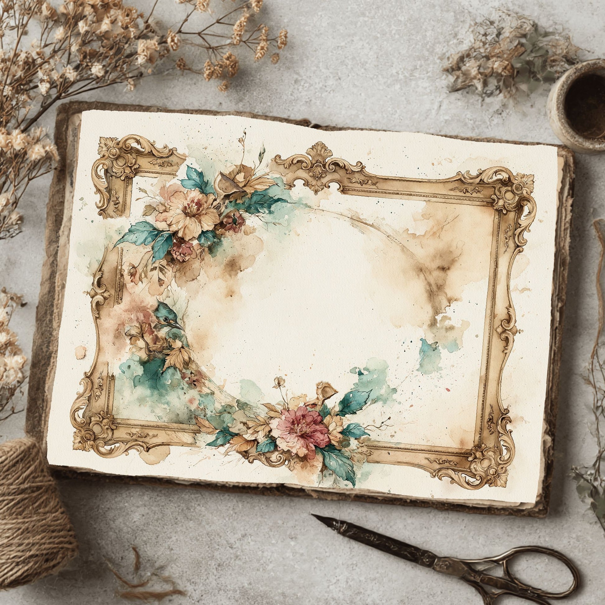 Vintage Ornate Picture Frame