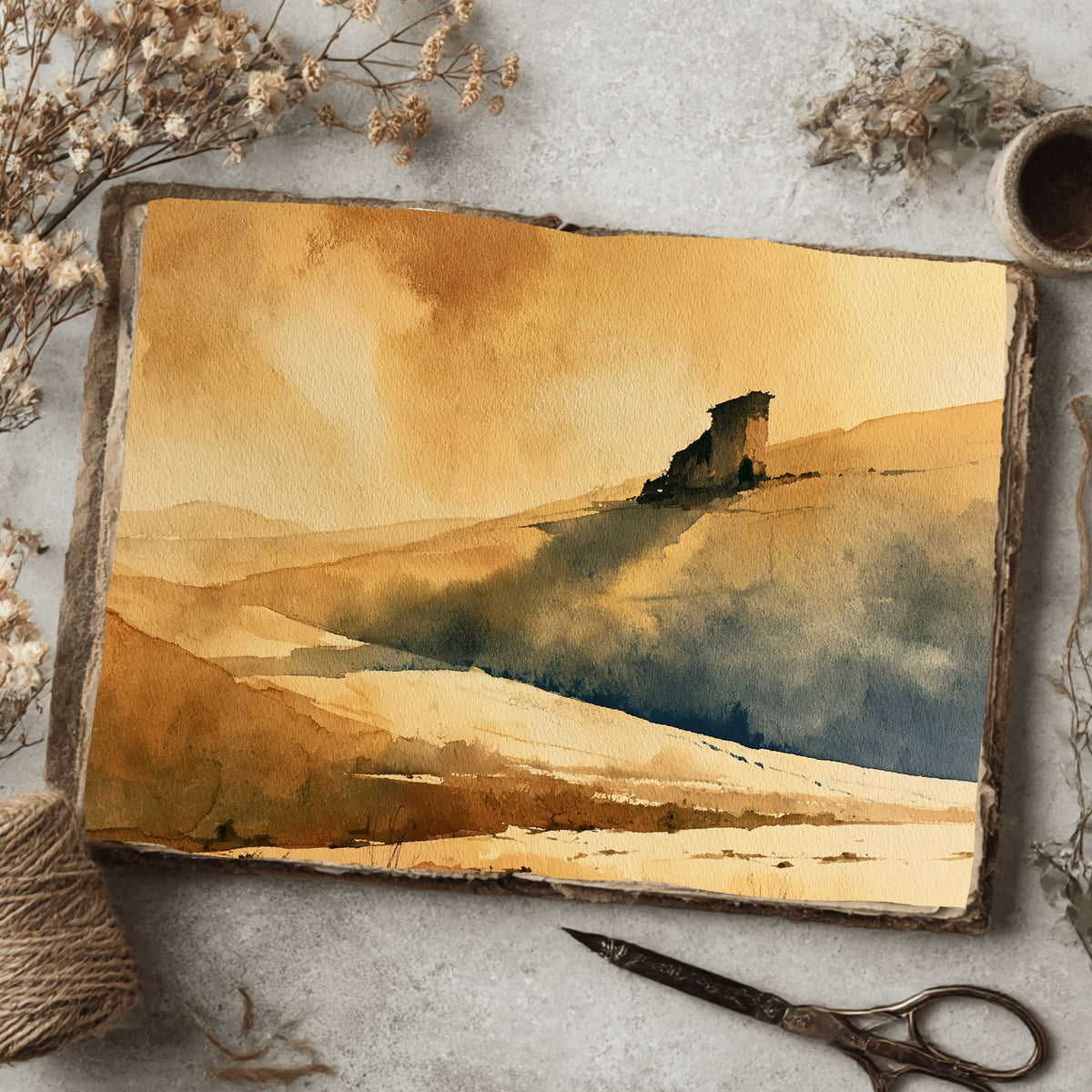 Warm Desert Landscape