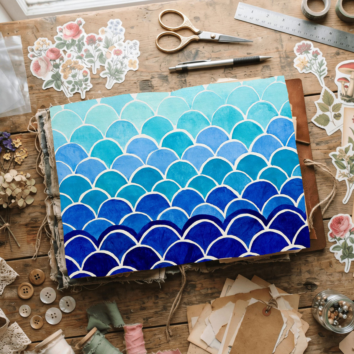Water Wave Texture Pattern