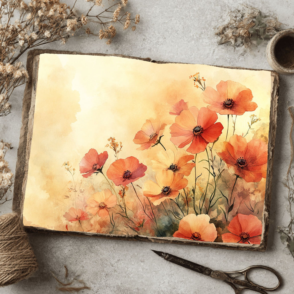 Wildflower Breeze Writing Paper