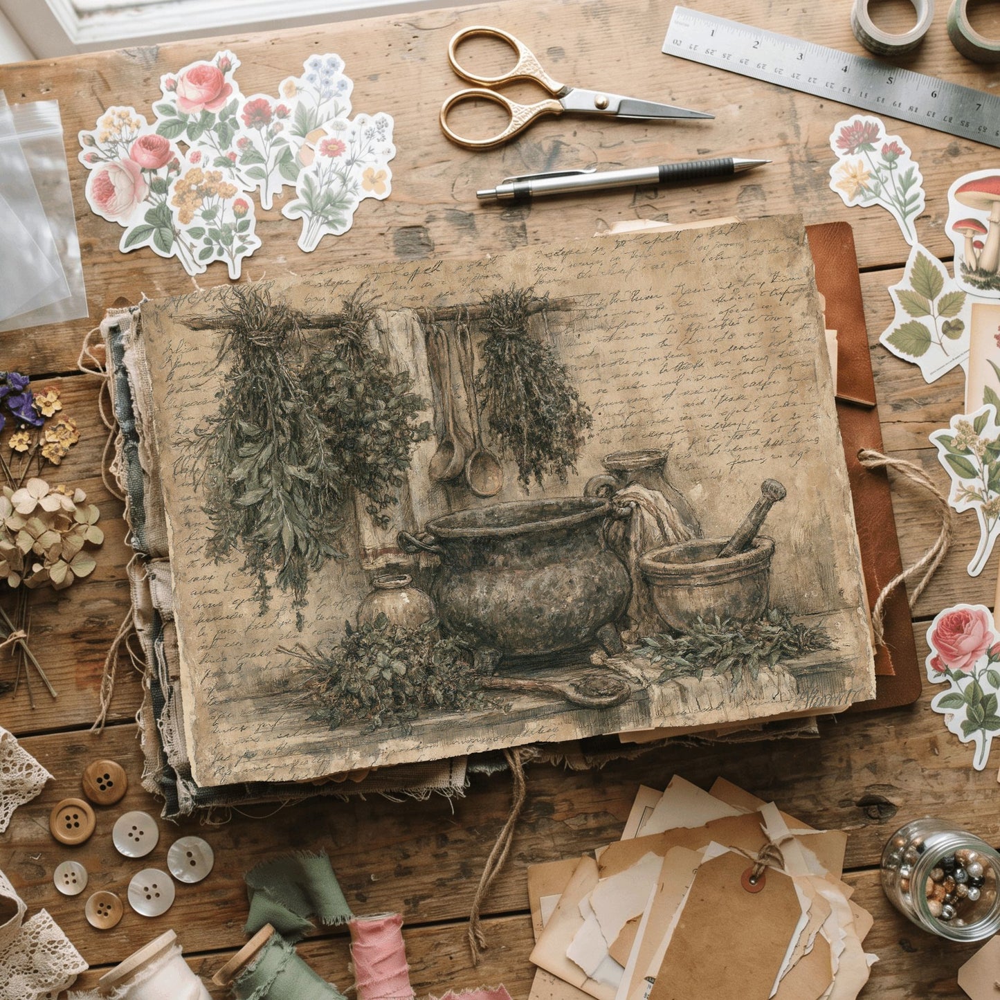 Witch'S Kitchen Recipe Journal Page