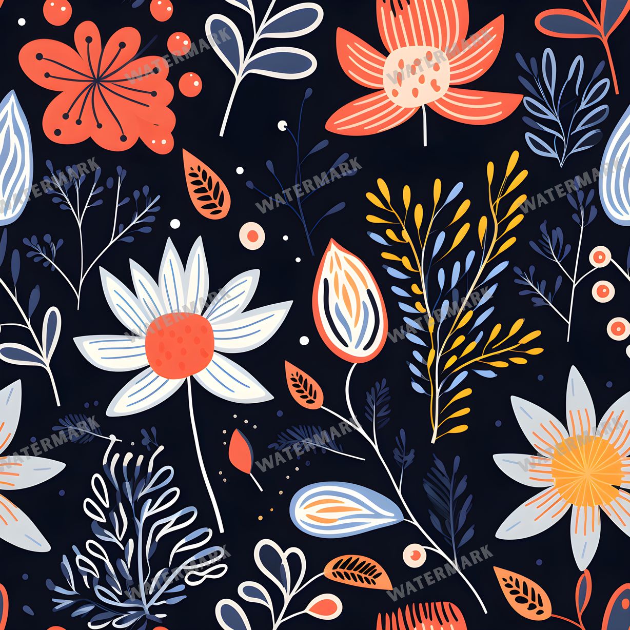Abstract Seamless Pattern
