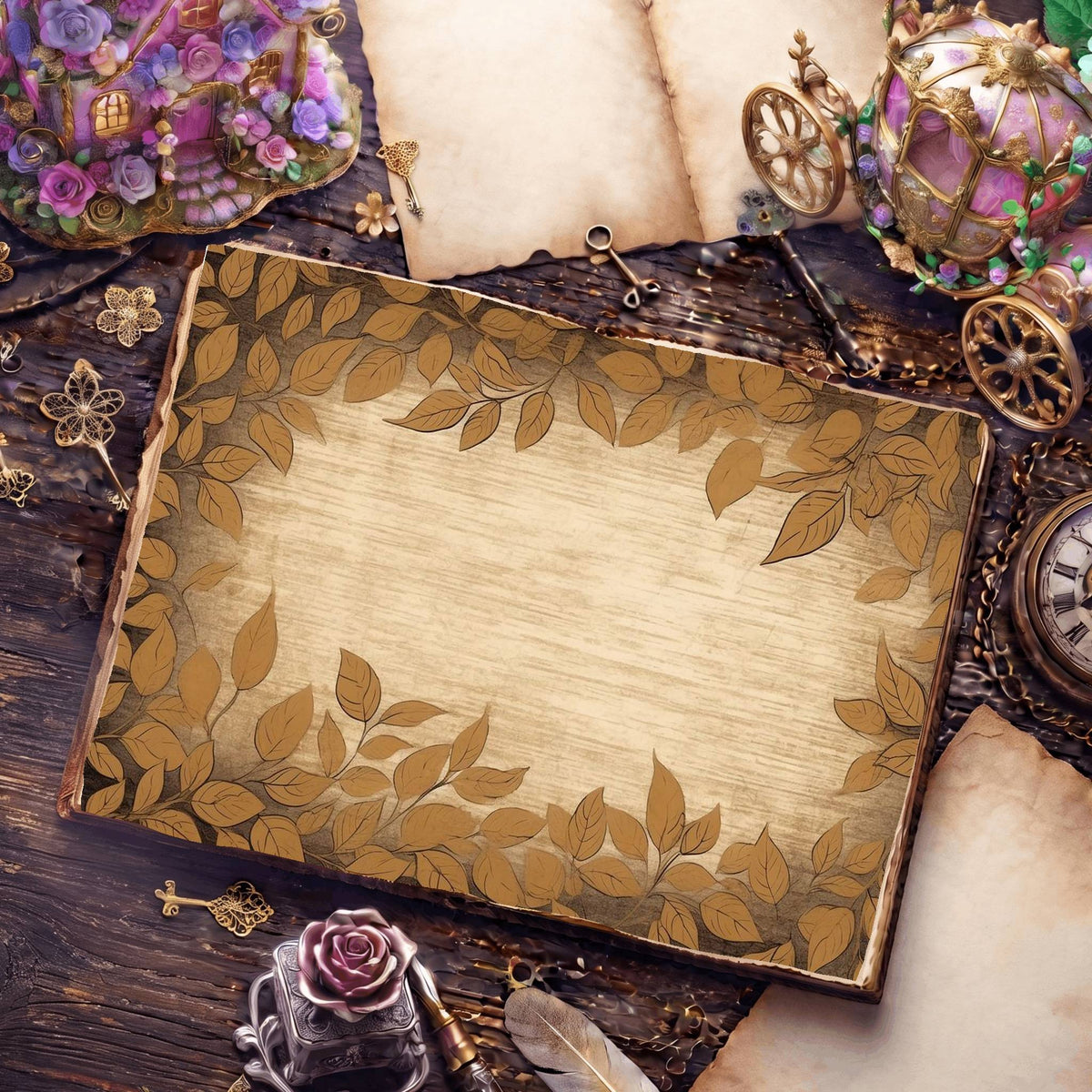 Autumn Leaves Digital Papers