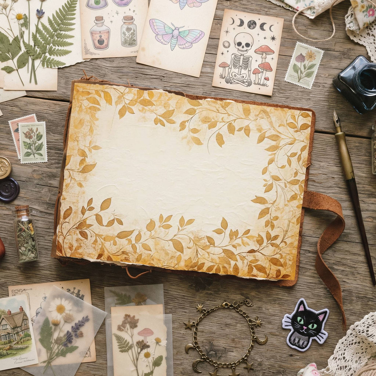 Autumns Leaves Digital Papers