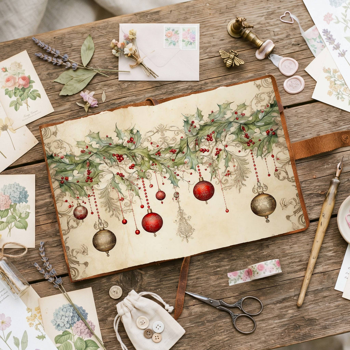 Bauble Digital Papers