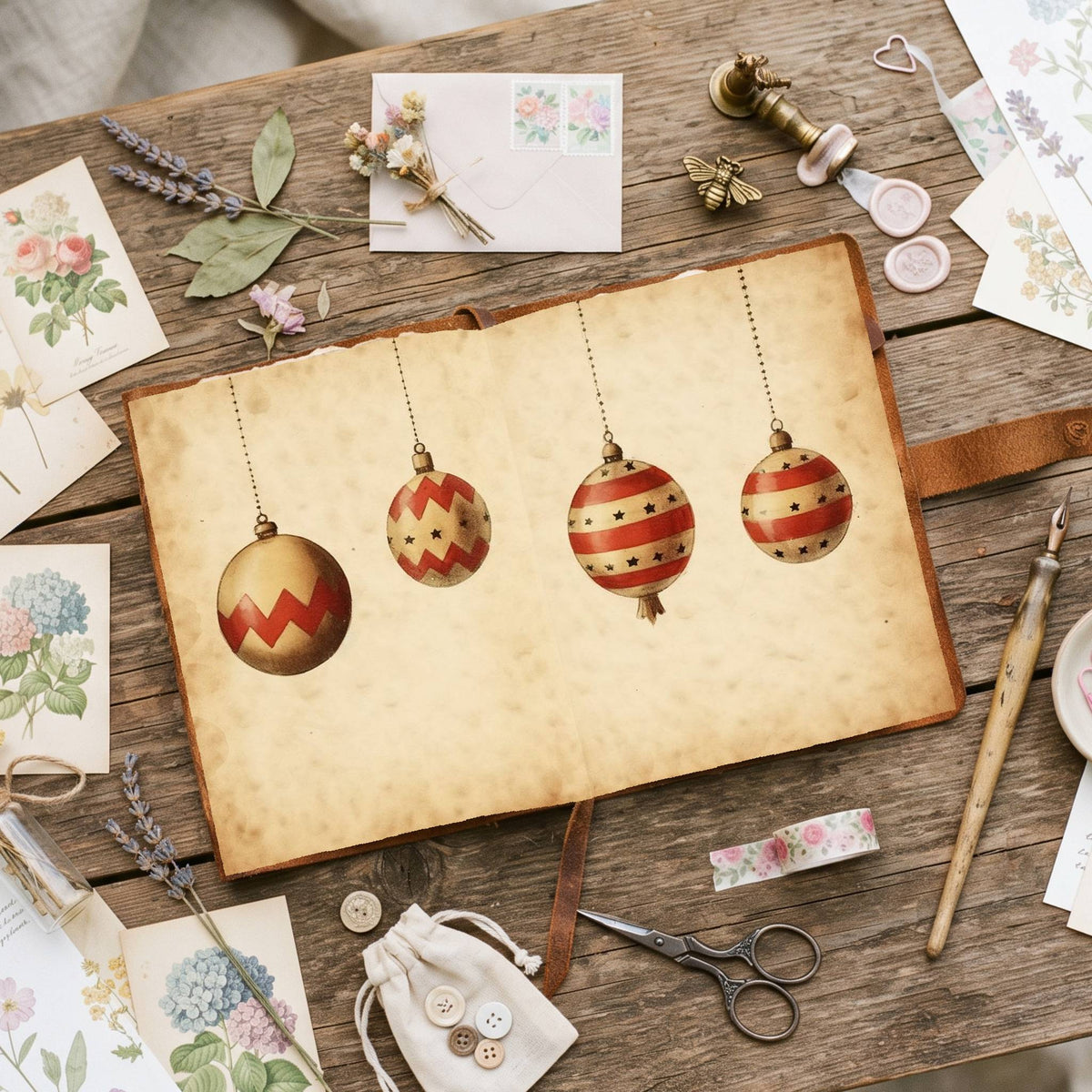 Bauble Digital Papers