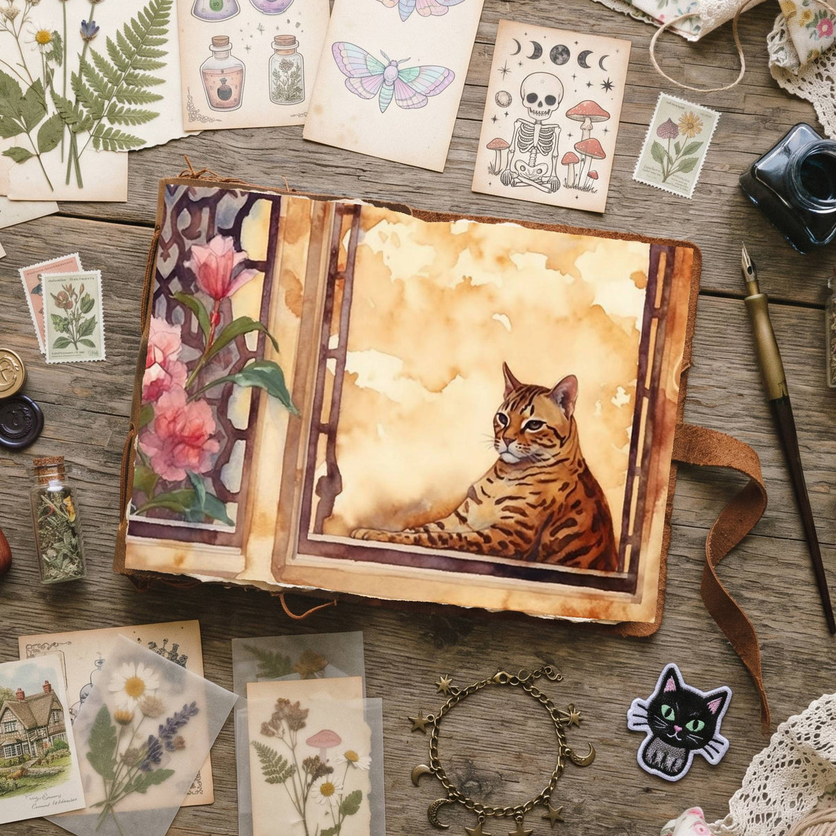 Bengal Cat Digital Papers