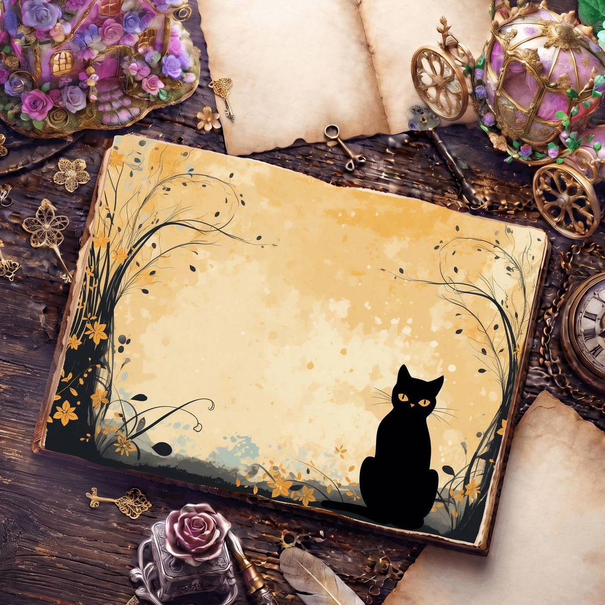 Black Cat Digital Papers