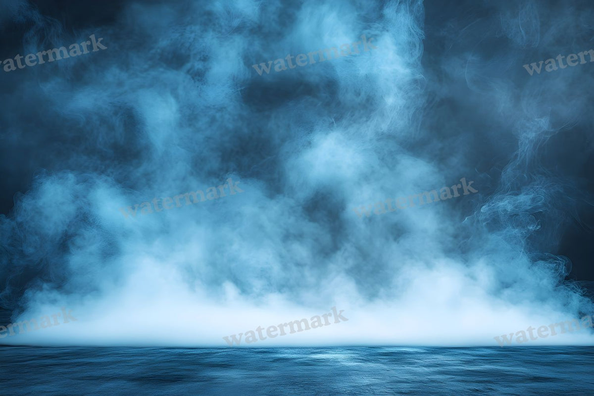 Blue Smoke Backdrop Images