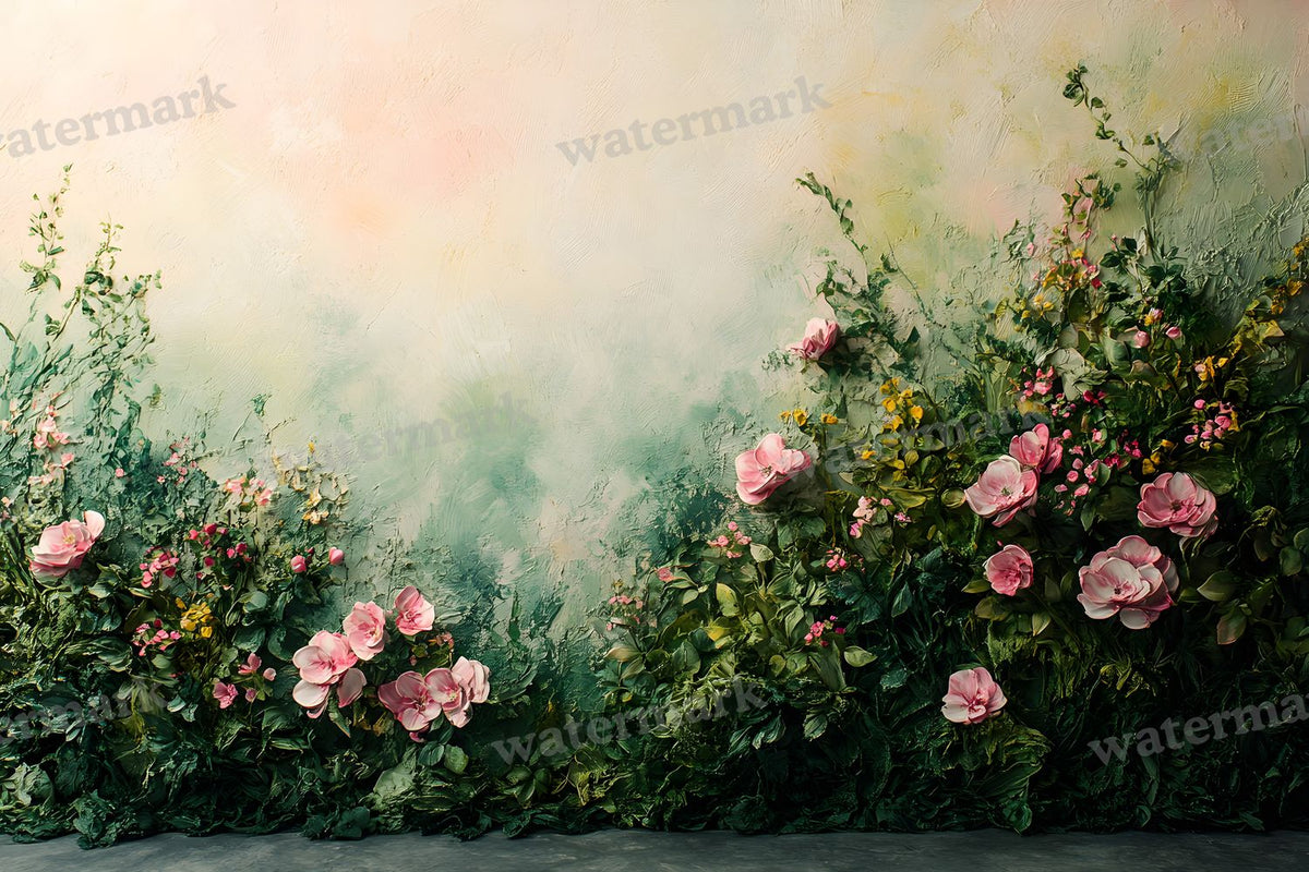 Blush Meadow Backdrop Images