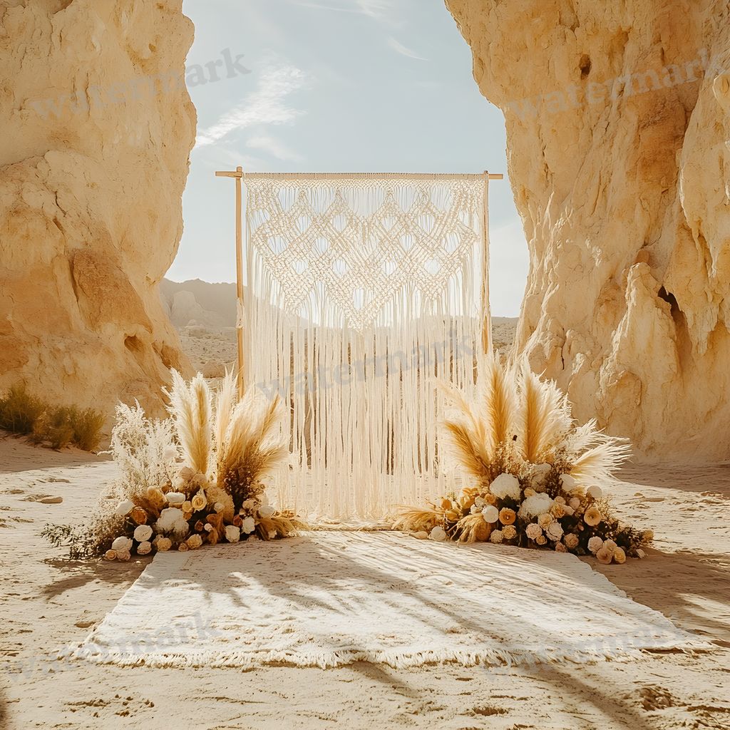 Bohemian Desert Backdrop Images