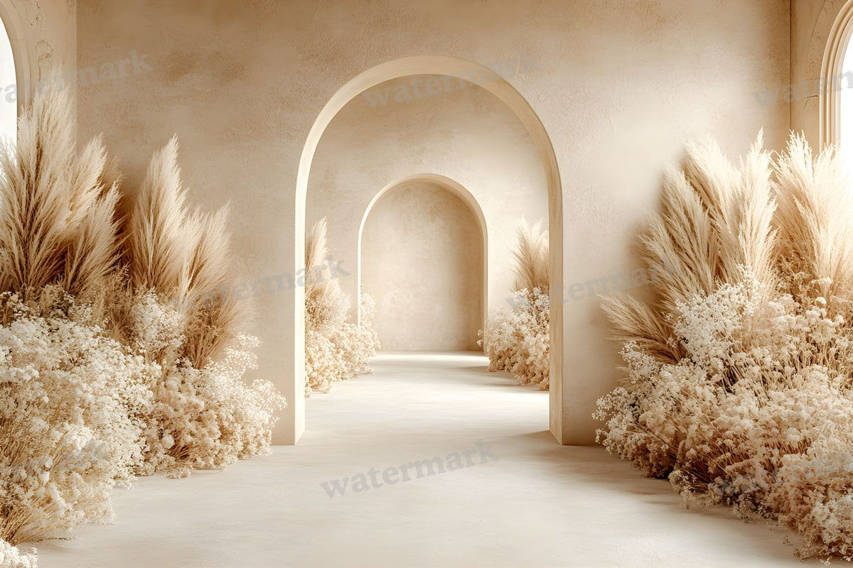 Boho Beige Backdrop Images