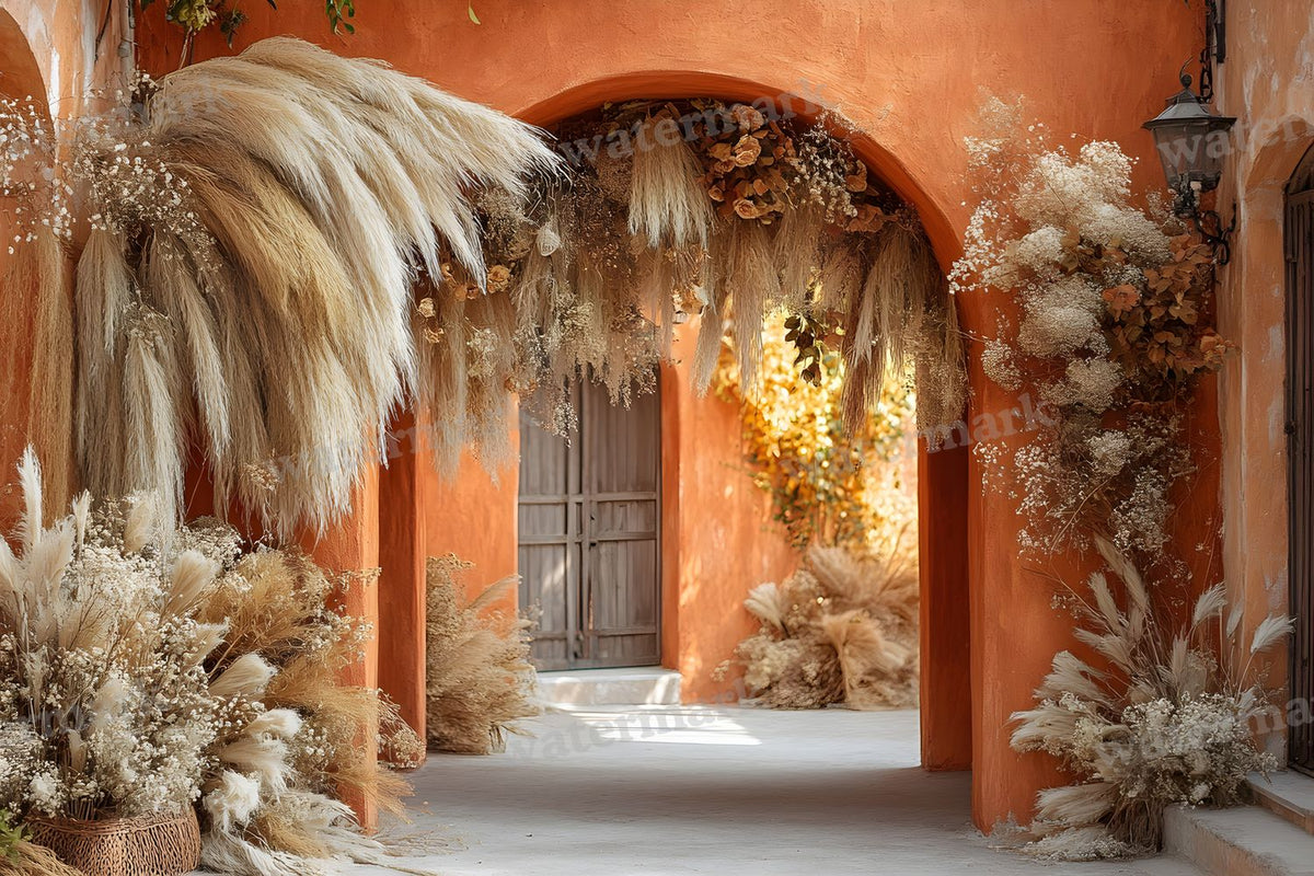 Boho Terracotta Backdrop Images