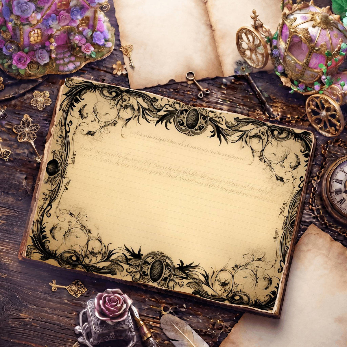 Bordered Digital Papers