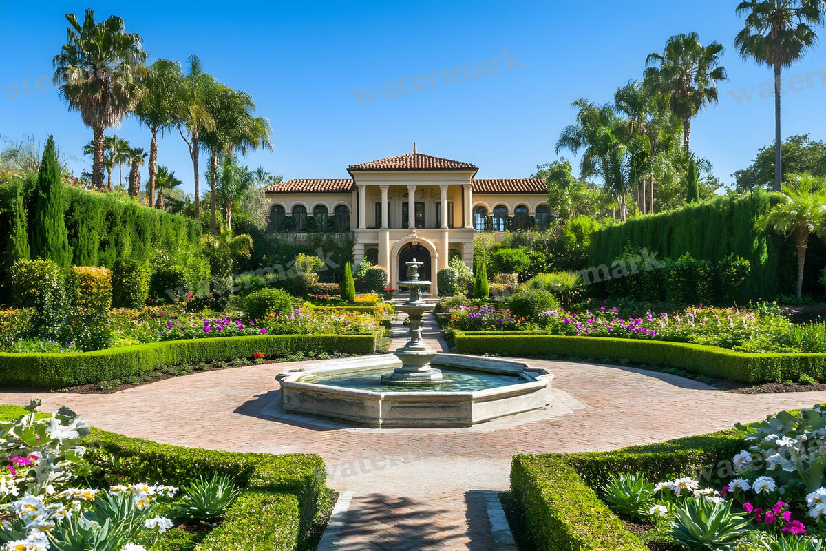 Botanical Garden Backdrop Images