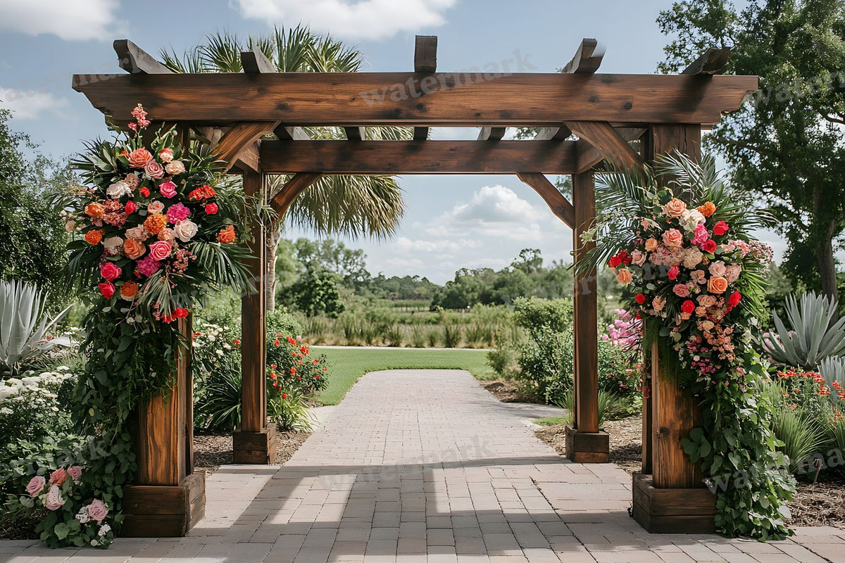 Botanical Wedding Backdrop Images