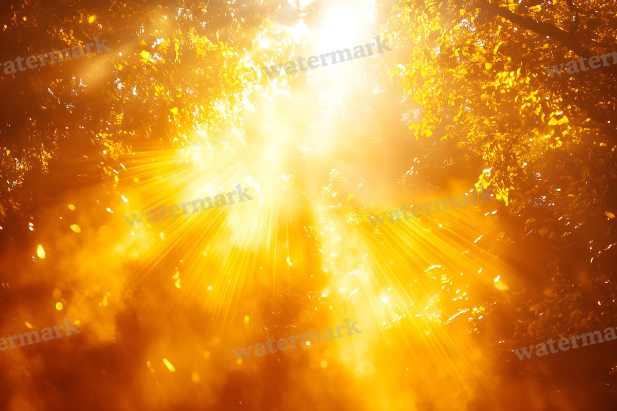 Bright Yellow Sunburst Backdrop Images