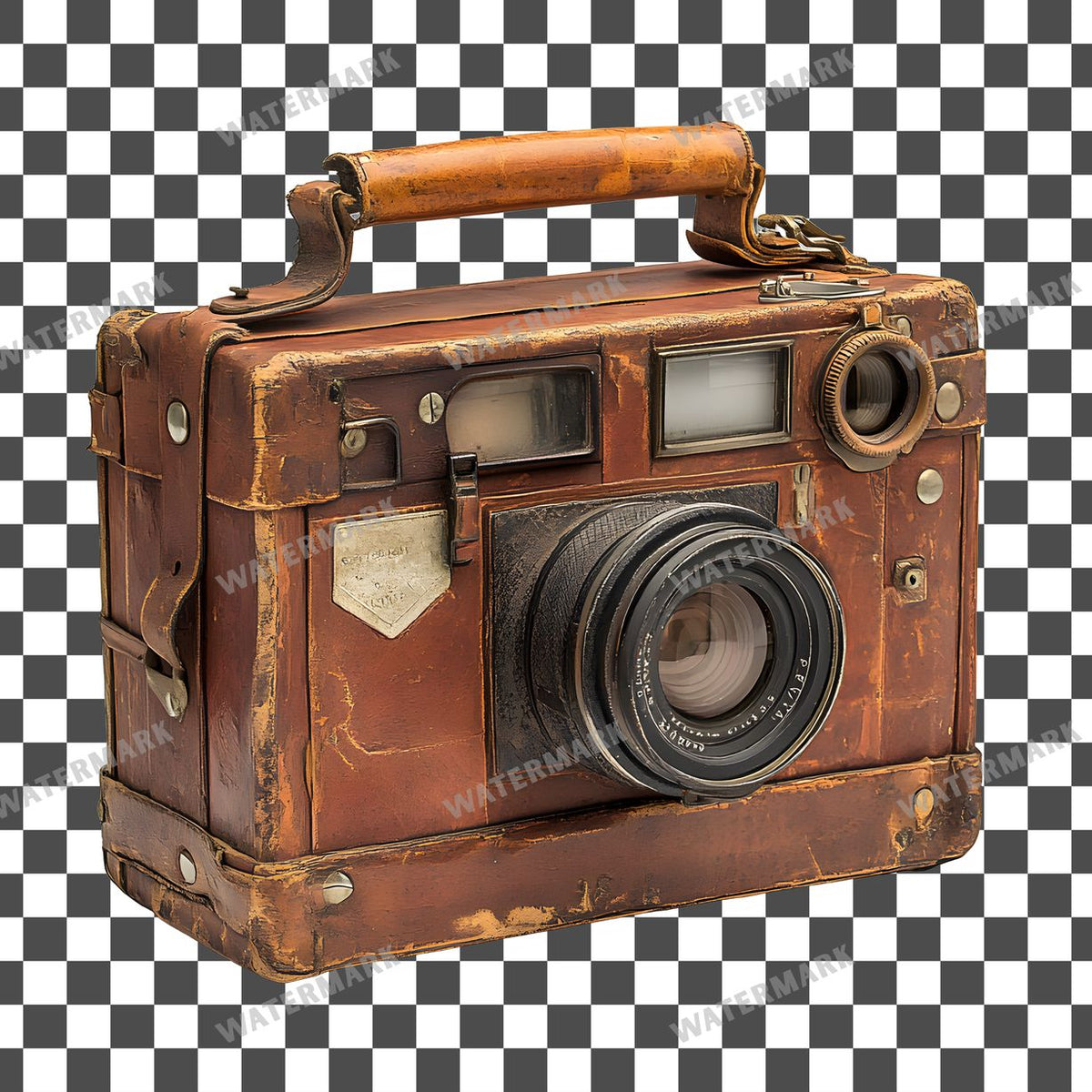 Camera Vintage Style Clipart Pngs