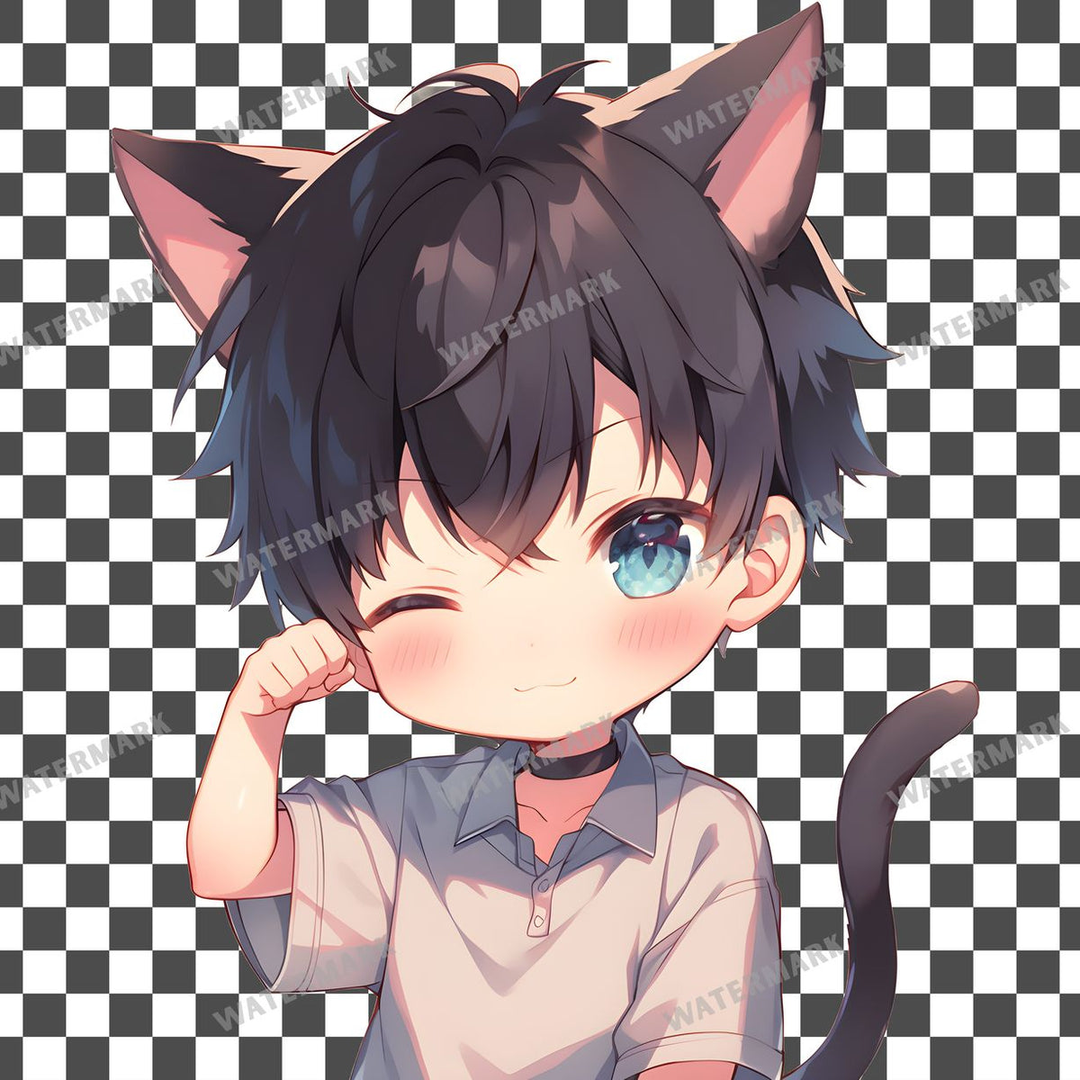 Catboy Anime Clipart Pngs