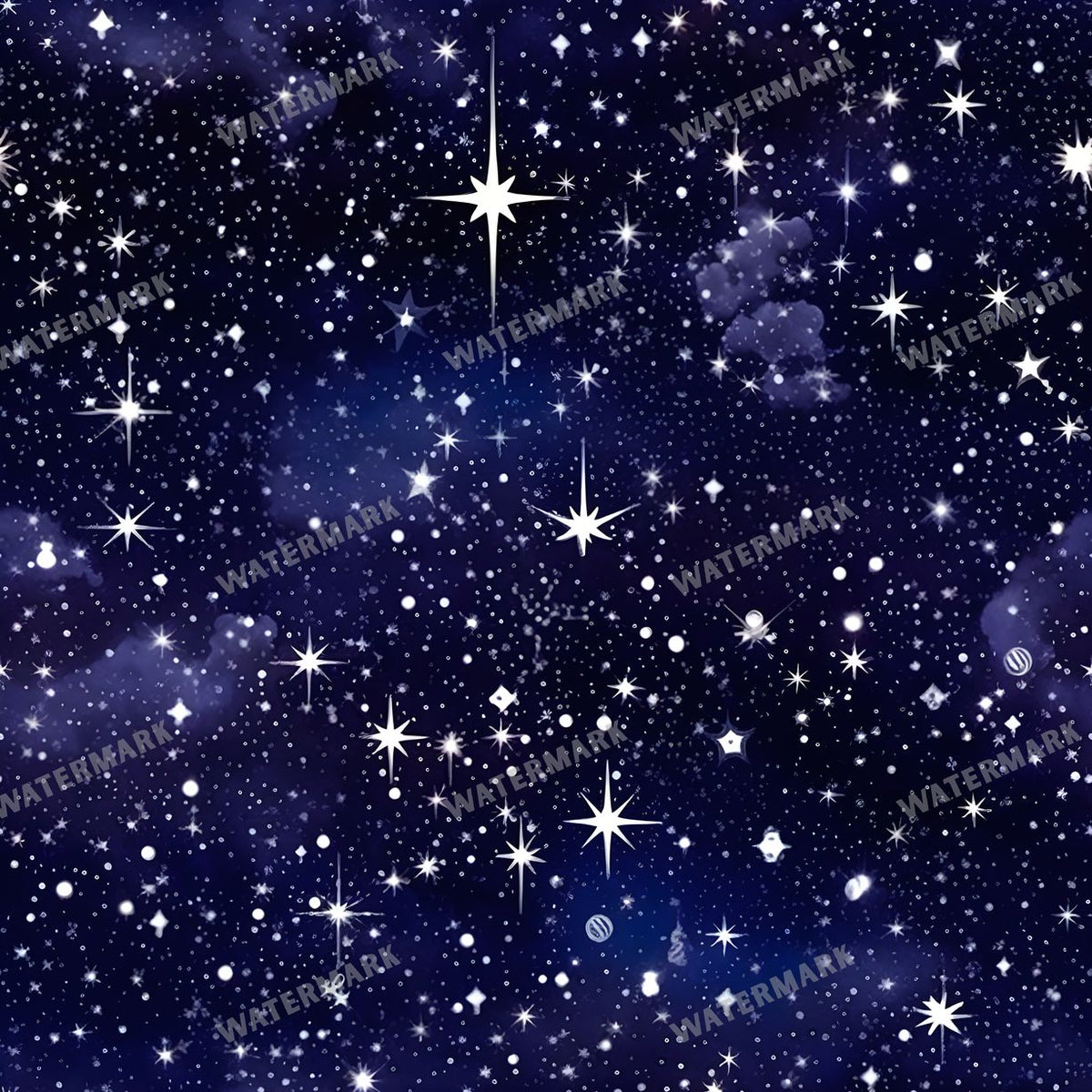 Celestial Seamless Pattern