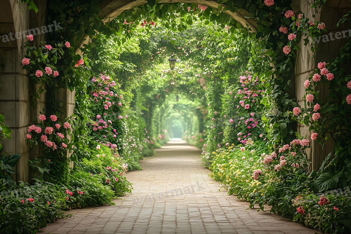 Charming Garden Backdrop Images