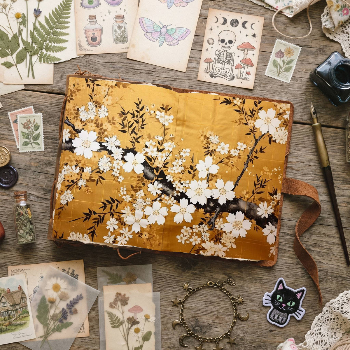 Cherry Blossoms Digital Papers