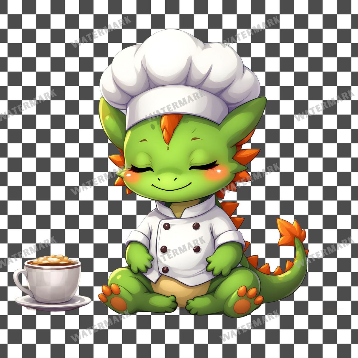 Chibi Dragon Puppy Clipart Pngs