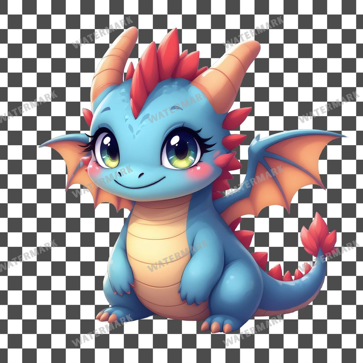Chibi Dragon Clipart Pngs