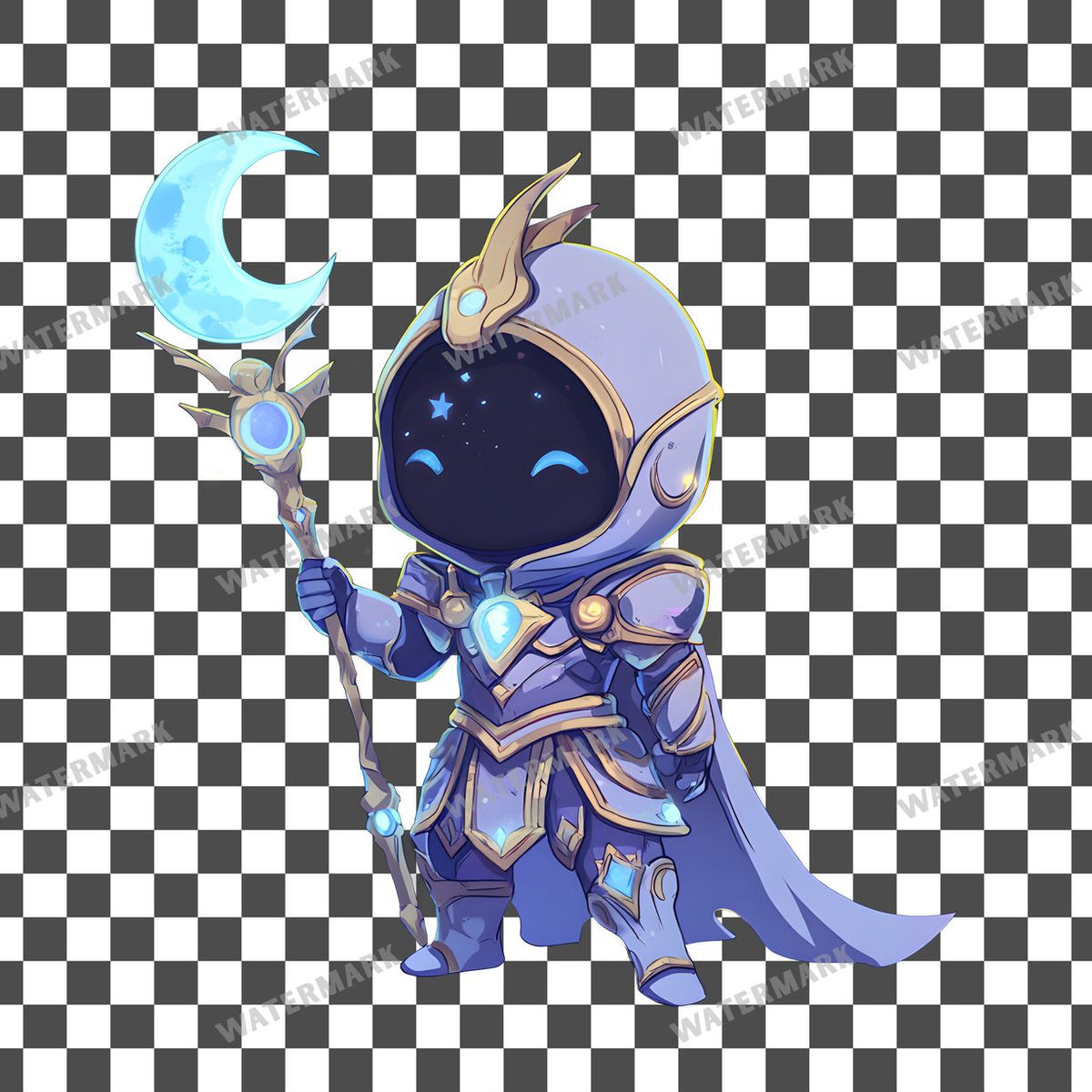 Chibi Lunar Clipart Pngs