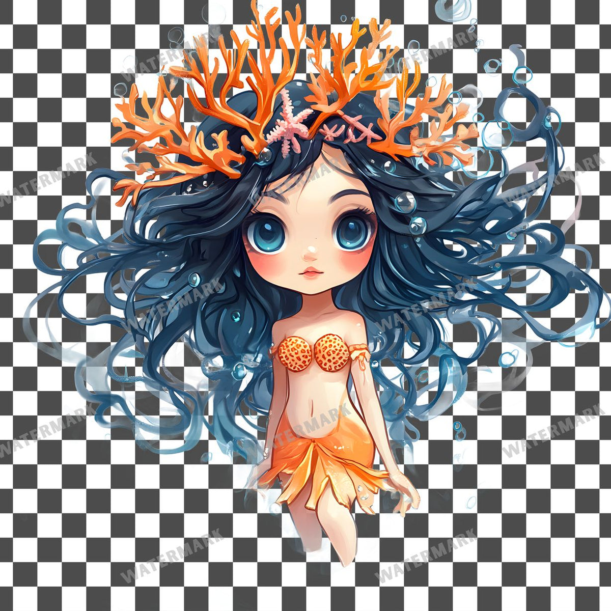 Chibi Ocean Clipart Pngs