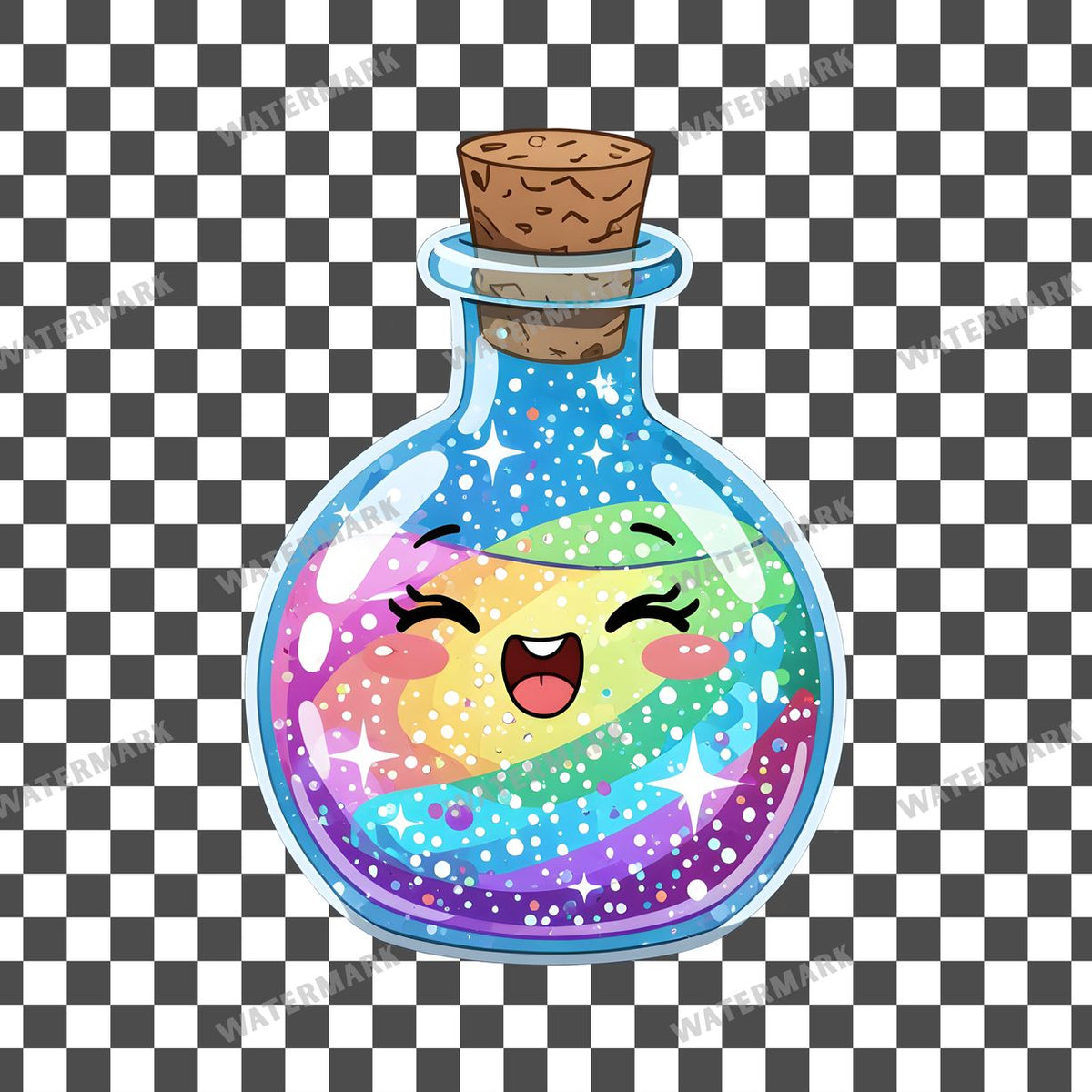 Chibi Potion Bottle Clipart Pngs