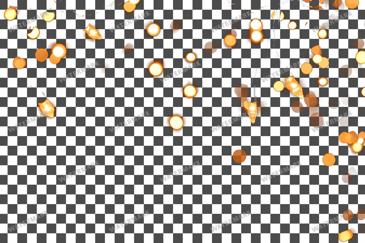 Christmas Lights Transparent Overlay Pngs