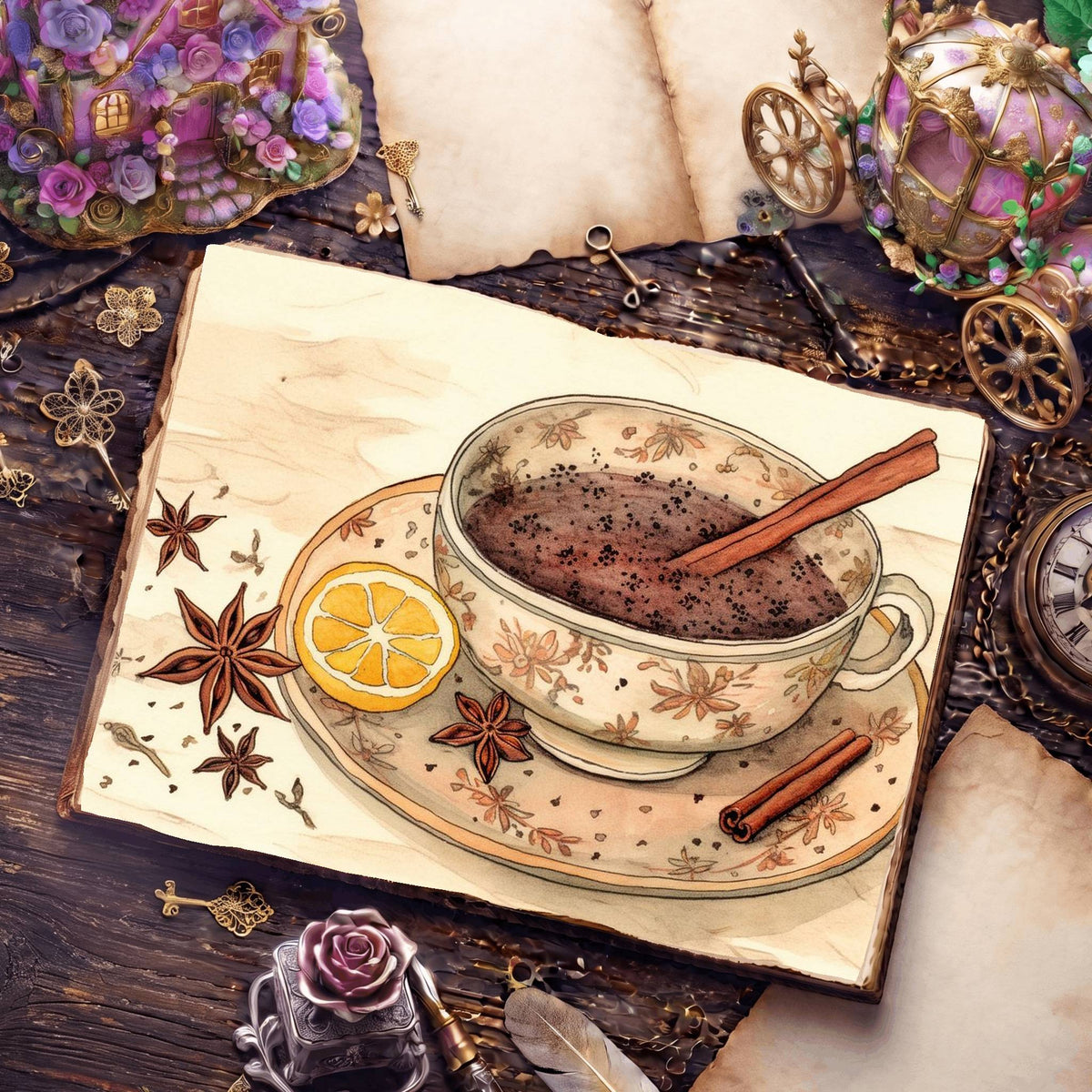 Chritsmas Baking Digital Papers