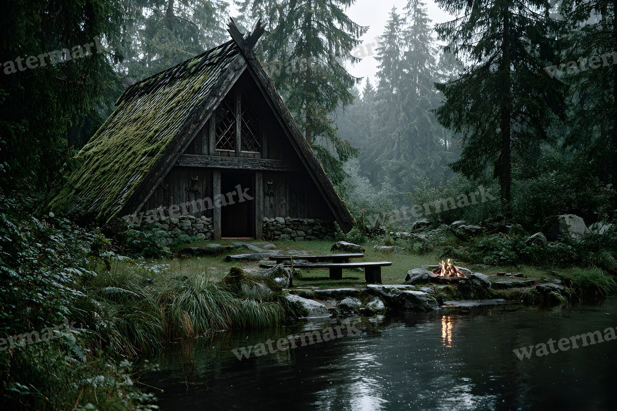 Cinematic Viking Scene Backdrop Images
