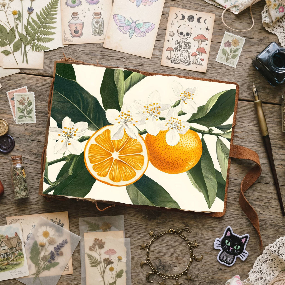 Citrus Blossoms Digital Papers