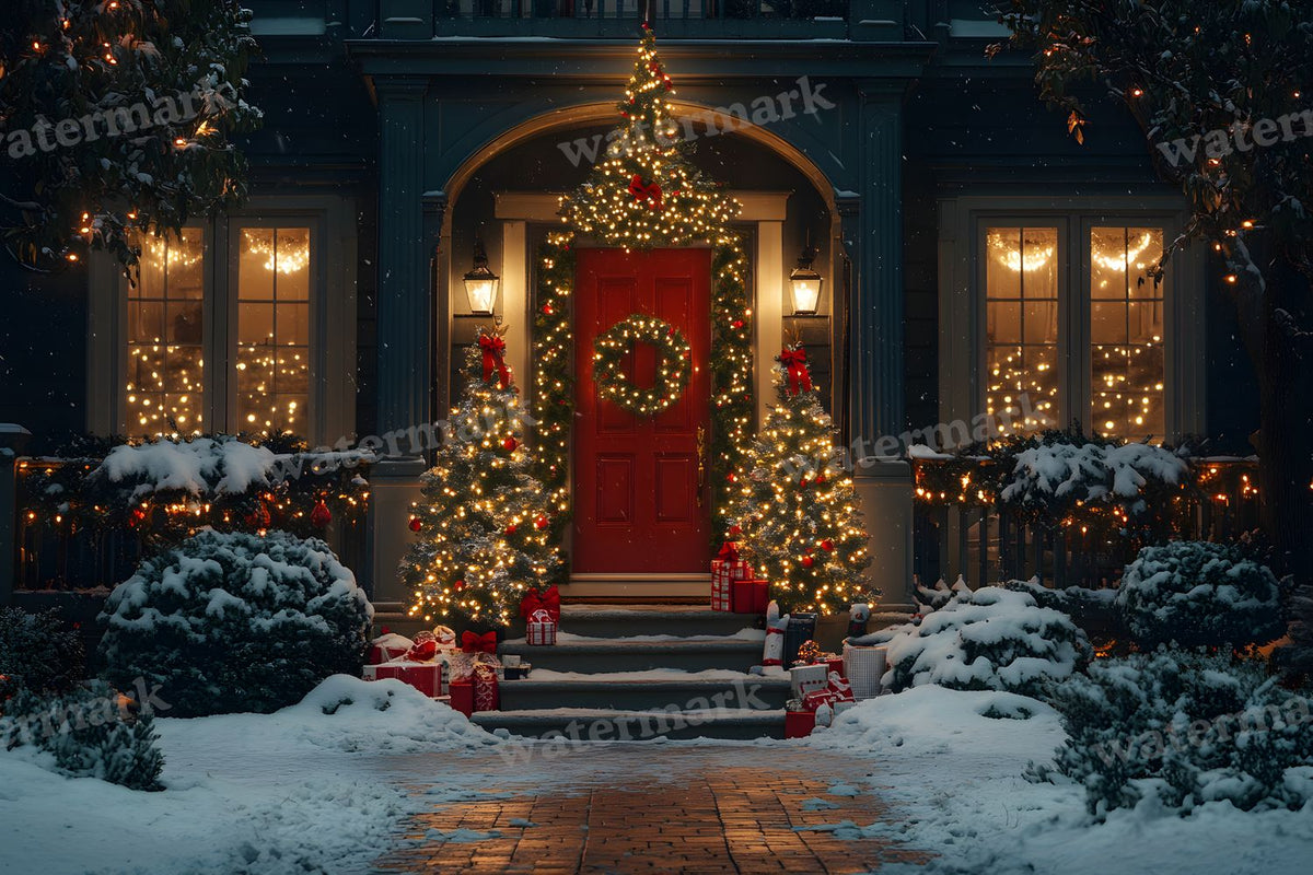 Classic Christmas Backdrop Images