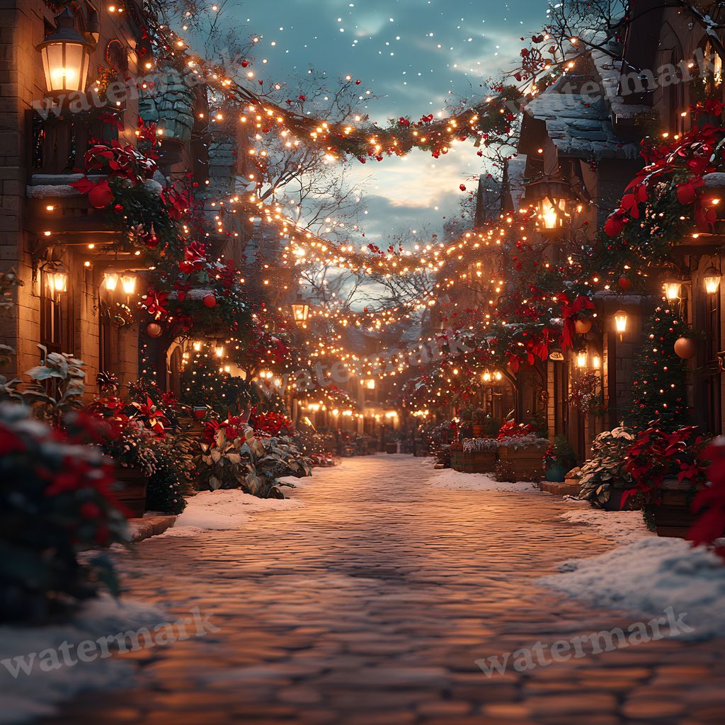 Classic Christmas Backdrop Images